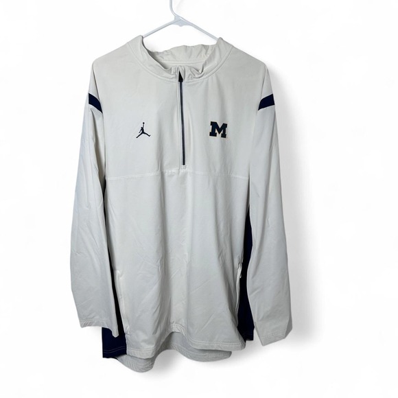 Other - University Michigan Wolverines Jordan Football Coach 1/4 Zip Jacket XL